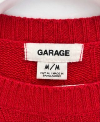 Jersey Rojo Trenzado GARAGE Talla M