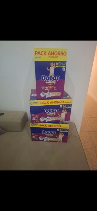 3 Embalagens de Fraldas Dodot Activity Tamanho 6+