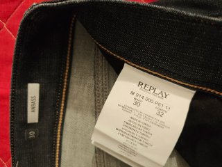 Jeans Replay Anbass Blu