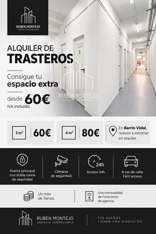 Trastero en alquiler en Vidal en Salamanca