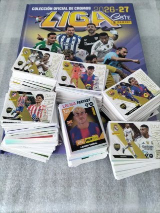 CROMOS NUEVOS, LIGA 26-27. PARA ACABAR COLECCIÓN.