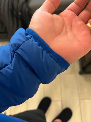 Chaqueta Adidas plumífera azul