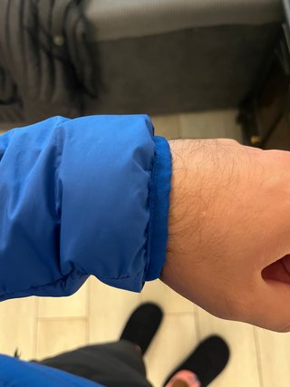 Chaqueta Adidas plumífera azul