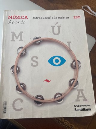 Libro Música Acords ESO Santillana ISBN: 978-84131