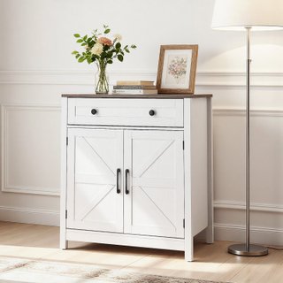 Credenza da Cucina con Cassetti in MDF e Ante