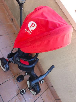 Triciclo Plegable Q Play con Capota