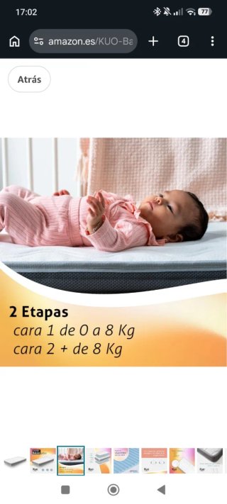 Colchón de Cuna Kuo Baloo Plus 115x55cm