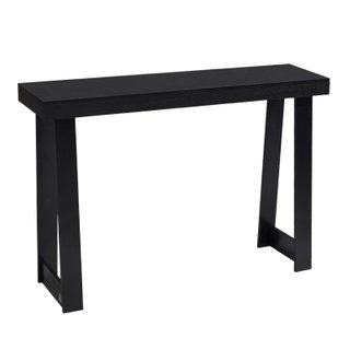 Tavolo Consolle Nero 118x31x81 cm da Ingresso