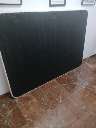 Base de Colchón Tapizada blanco