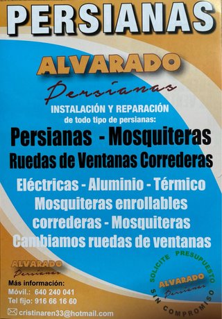Reparación e instalación de persianas