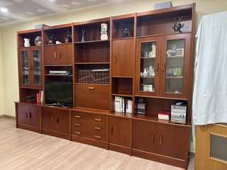 Mueble de Salón de Madera de Cerezo