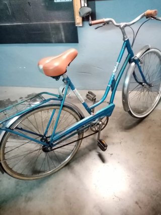 Bicicleta Clásica Vintage Azul