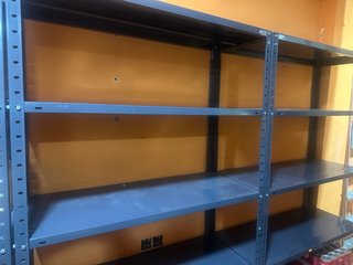 Siete Estanterías Metálicas de Comercio