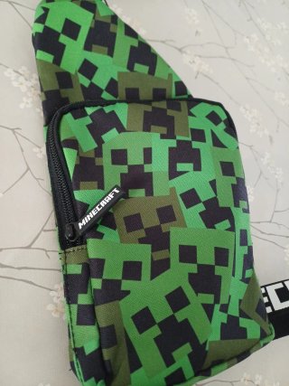 Riñonera/Bandolera Minecraft Creeper