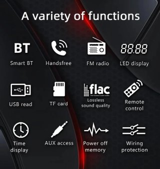 Radio Coche MP3 Bluetooth USB Aux nuevo