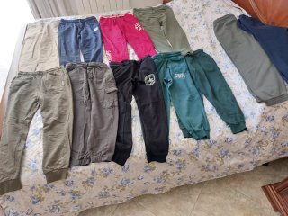 Set di 11 pantaloni tuta bambino 11/12 anni