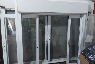 Pack 2 Ventanas Aluminio Blanco Climalit