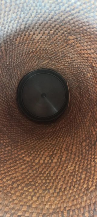 Cesto Antiguo Tejido a Mano