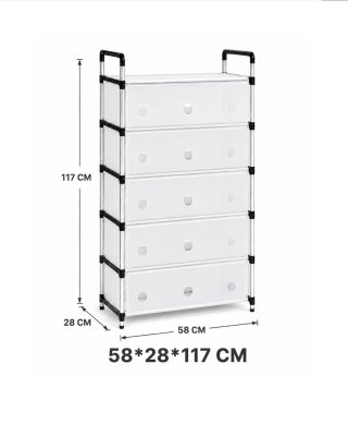 Scarpiera/Organizer 5 ripiani
