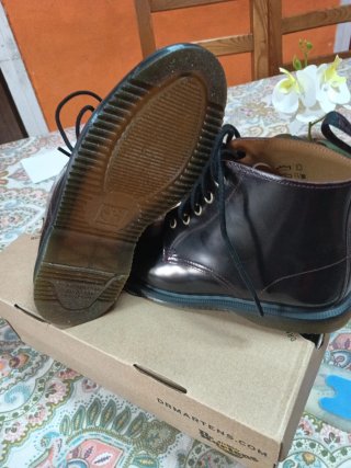 Botines Dr. Martens Rojo/Marrón Talla 36