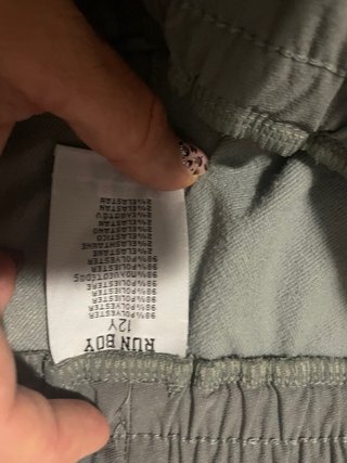 Pantaloni cargo bambino verdi