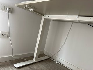 Mesa de escritorio con altura regulable de 160x80