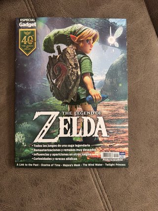 Revista 40 aniversario the legend of zelda