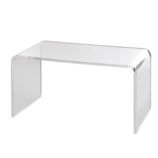Tavolino Salotto Acrilico Trasparente 81x40x41 cm