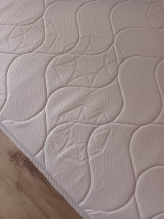 Cama  de Metal y colchon flex viscolastico 90x200