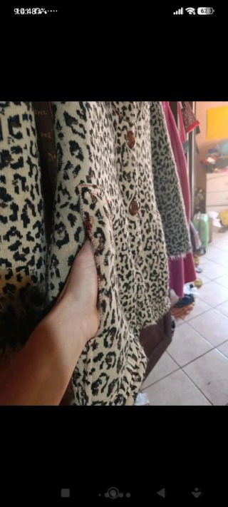 Cappotto vintage in pelliccia sintetica
