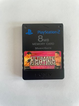 Sony Playstation 2 Ps2 Memory Card Originale Nera
