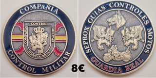 Moneda Militar.  Guardia Real