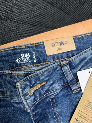 Tejanos hombre azules Slim 42/32L
