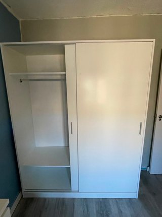 Armario de Puertas Correderas Blanco