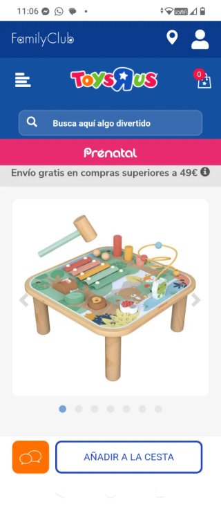 Mesa de Actividades Infantil de Madera