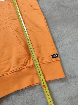 Sudadera Scott con cremallera naranja Talla L