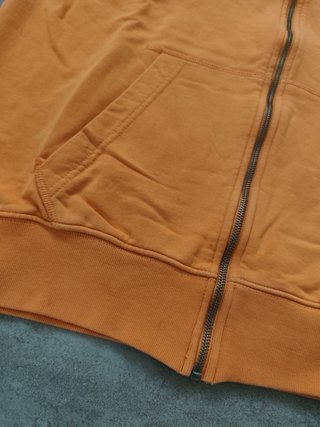 Sudadera Scott con cremallera naranja Talla L