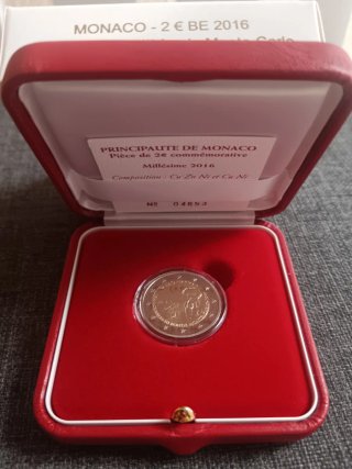 Mónaco 2€ Proof 2016 Charles III