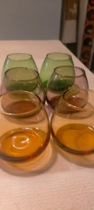 Set de 6 Vasitos de Licor Vintage