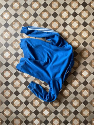 Sudadera Adidas Azul con Capucha