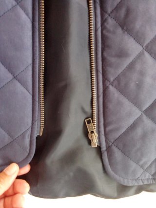 Chaleco acolchado azul hombre