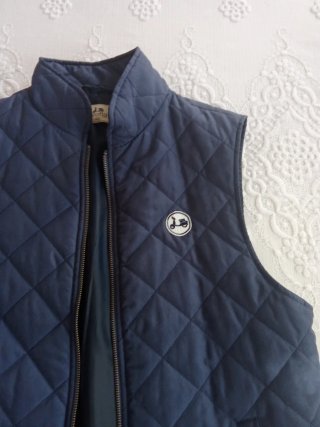 Chaleco acolchado azul hombre