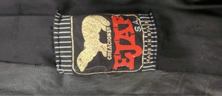 Cazadora de Piel Vintage Negra