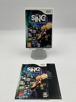 Wii Let's Sing 5 Versión Española