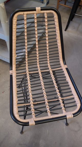Silla de Forja y Ratán