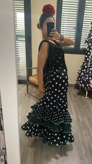 Traje de flamenca con lunares