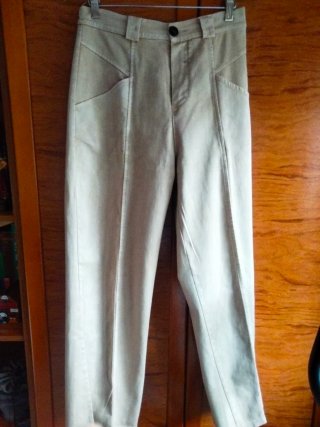 Pantalón de mujer beige