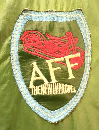 Parka Vintage A.F.F. Verde Oliva Brillante - 100%