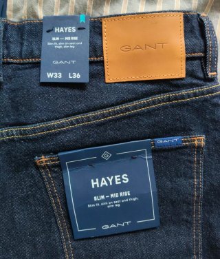 Vaqueros Gant Hayes Slim W33 L36