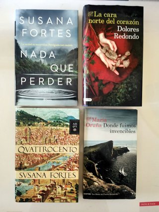 4 Novelas policiacas de autoras españolas.